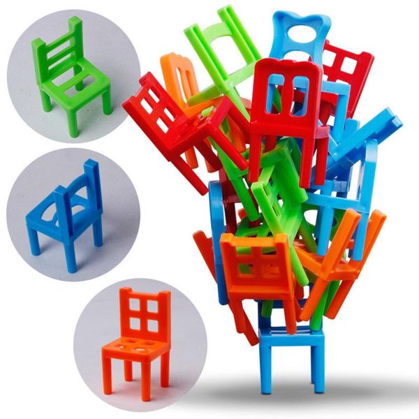 3pieces/lot18pcs mini chair balance block toy stack chair family game balance training education toy childrens folding chair games puzzles
3pieces/lot18pcs mini chair balance block toy stack chair family game balance training education toy childrens folding chair games puzzles