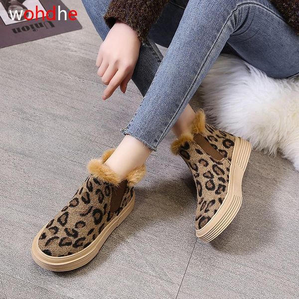 boots wohdhe leopard women snow ankle flock platform flat fur warm winter shoes botas mujer 2021, Black
boots wohdhe leopard women snow ankle flock platform flat fur warm winter shoes botas mujer 2021, Black