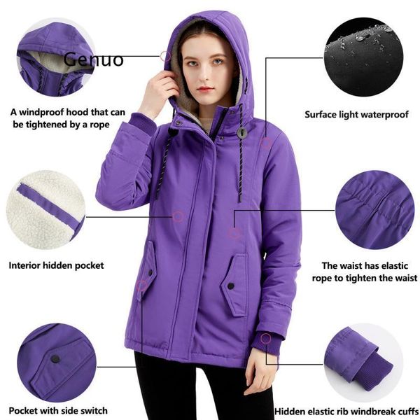 women's down & parkas women winter clothes ladies soft plush coats plus size hoodies long sleeve cotton coat outdoor mountaineering jac, Black
women's down & parkas women winter clothes ladies soft plush coats plus size hoodies long sleeve cotton coat outdoor mountaineering jac, Black