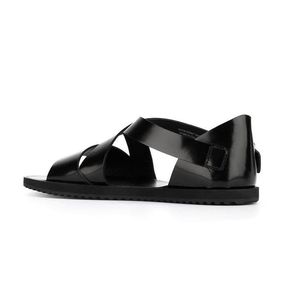 sandals fashion summer mens casual gladiator plus size cross straps buckle flats beach travel genuine leather outside slippers, Black
sandals fashion summer mens casual gladiator plus size cross straps buckle flats beach travel genuine leather outside slippers, Black