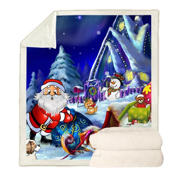 blankets cloocl christmas cartoon santa snowman sleigh print double layer merry blanket keep warm plush quilts
blankets cloocl christmas cartoon santa snowman sleigh print double layer merry blanket keep warm plush quilts