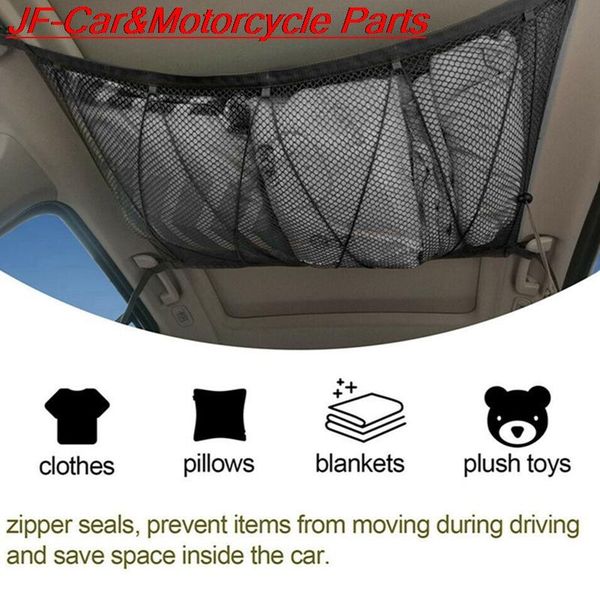 car organizer double layer ceiling storage net pocket multifunction suv auto roof interior cargo organize tidying bag with zipper
car organizer double layer ceiling storage net pocket multifunction suv auto roof interior cargo organize tidying bag with zipper