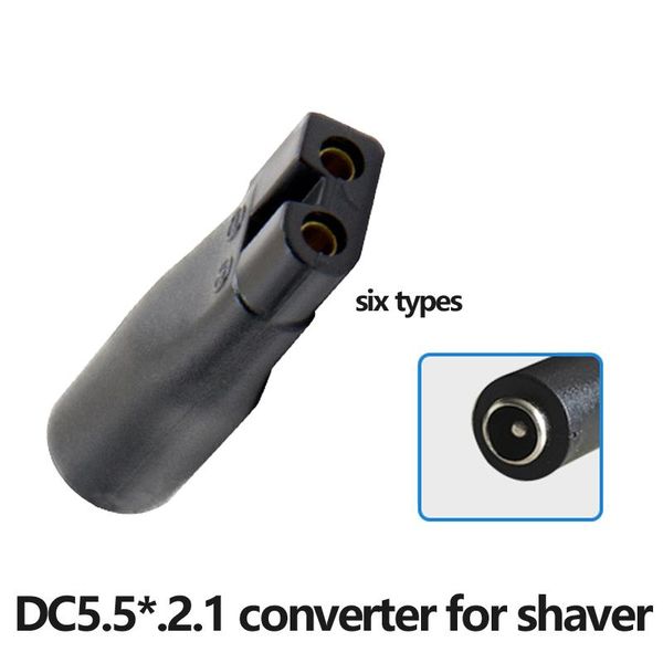 smart power plugs brand dc converter for shaver hair clipper adapter dc5.5*2.1 male to c8 tail female supply conversion plug
smart power plugs brand dc converter for shaver hair clipper adapter dc5.5*2.1 male to c8 tail female supply conversion plug