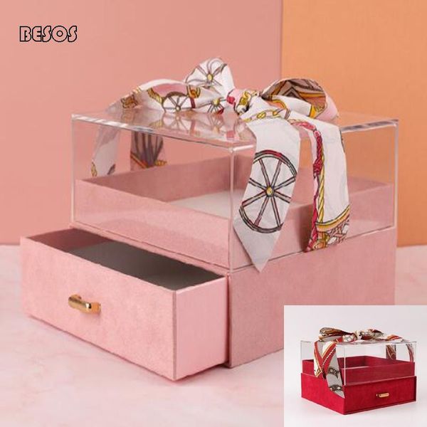 high grade pink red large acrylic suede drawer gift box wedding promotion jewelry flower cosmetics display decoration wrap
high grade pink red large acrylic suede drawer gift box wedding promotion jewelry flower cosmetics display decoration wrap