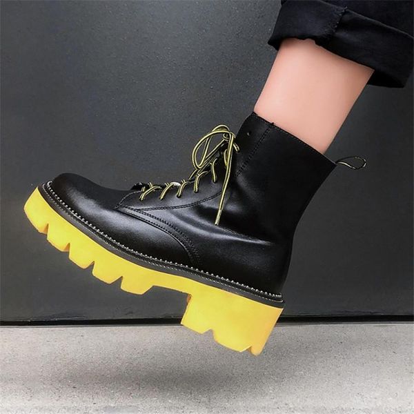 boots women's female ankle flat shoes winter genuine leather lace up punk plus riding botines mujer 2021, Black
boots women's female ankle flat shoes winter genuine leather lace up punk plus riding botines mujer 2021, Black