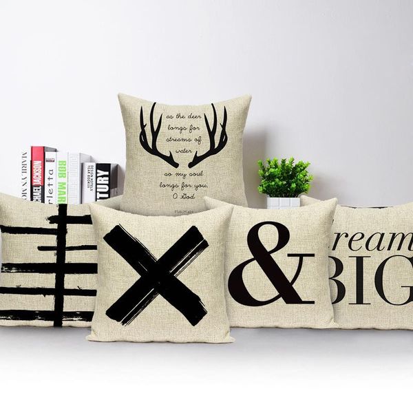 cushion/decorative pillow 45*45cm nordic minimalist style alphabet printed arrow linen pillowcase decorative for car sofa
cushion/decorative pillow 45*45cm nordic minimalist style alphabet printed arrow linen pillowcase decorative for car sofa
