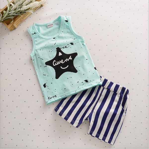 clothing sets 2021 baby boy clothes set summer sleeveless cotton kid cartoon bule star girls, White
clothing sets 2021 baby boy clothes set summer sleeveless cotton kid cartoon bule star girls, White