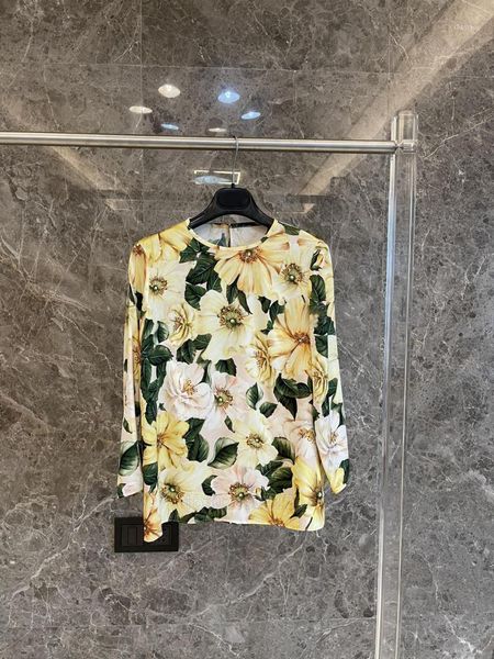 women's blouses & shirts 2021 shirt women blouse silk camellia print floral vacation o-neck full vintage long sleeve sicily runw, White
women's blouses & shirts 2021 shirt women blouse silk camellia print floral vacation o-neck full vintage long sleeve sicily runw, White