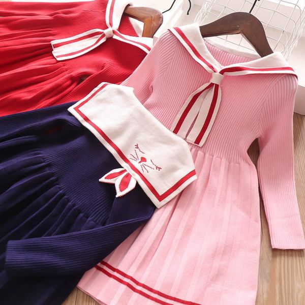 girl's dresses cartoon rabbit sailor collar girls winter knitted cotton preppy style baby kids clothes 2-10y e3232 qvw7, Red;yellow
girl's dresses cartoon rabbit sailor collar girls winter knitted cotton preppy style baby kids clothes 2-10y e3232 qvw7, Red;yellow