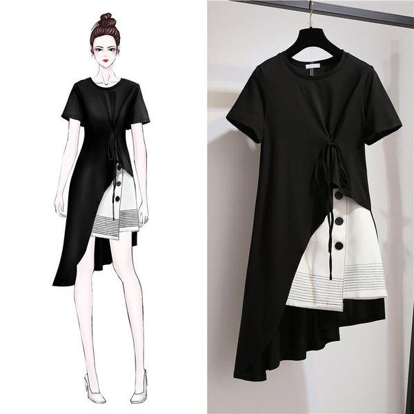 3xl size 2 pieces sets women large skirt set black t-shirt +white casual summer outfits womens dress two piece
3xl size 2 pieces sets women large skirt set black t-shirt +white casual summer outfits womens dress two piece