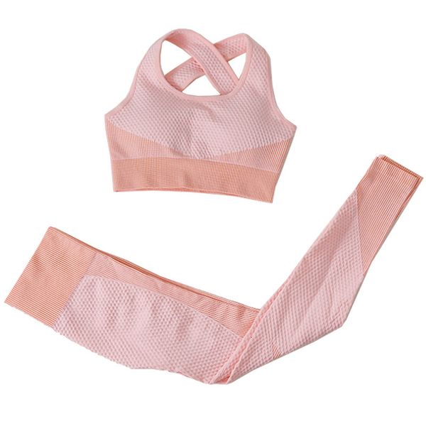 women's tracksuits yoga sports bra leggings set seamless fitness suit new workout clothes for gym clothing active wear pink to49, Gray
women's tracksuits yoga sports bra leggings set seamless fitness suit new workout clothes for gym clothing active wear pink to49, Gray
