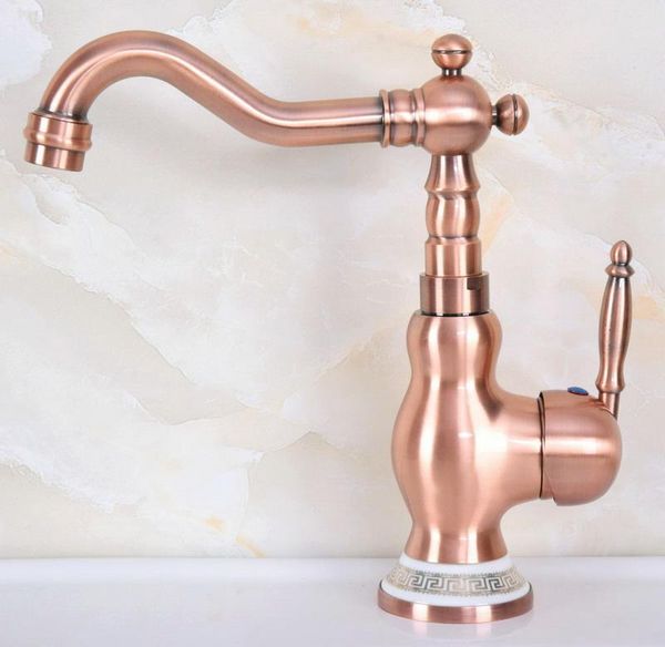 bathroom sink faucets red copper swivel spout basin faucet taps deck mount single hole cold & water mixer tnf642
bathroom sink faucets red copper swivel spout basin faucet taps deck mount single hole cold & water mixer tnf642