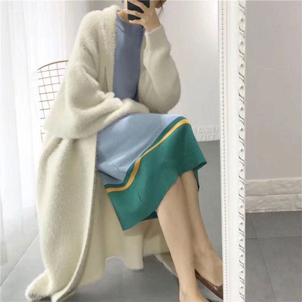 jxmyy new fashion long cardigan women autumn and winter mohair loose knit sweater female casual oversized jacket coat 210412, White;black
jxmyy new fashion long cardigan women autumn and winter mohair loose knit sweater female casual oversized jacket coat 210412, White;black