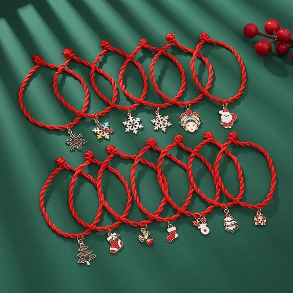 link, chain european and american fashion products christmas braided bracelet ladies lucky wholesale, Black
link, chain european and american fashion products christmas braided bracelet ladies lucky wholesale, Black