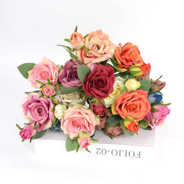 decorative flowers & wreaths 1/2pcs 2 heads artificial silk rose fake floral bouquet for wedding birthday party bridal shower home garden de
decorative flowers & wreaths 1/2pcs 2 heads artificial silk rose fake floral bouquet for wedding birthday party bridal shower home garden de
