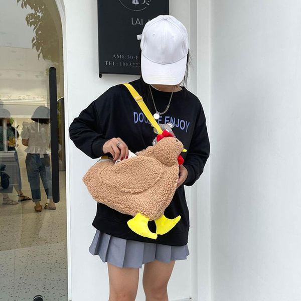 shoulder bags contrast color faux fur bag women hen shape crossbody soft plush messenger female cute cartoon small handbags and purses
shoulder bags contrast color faux fur bag women hen shape crossbody soft plush messenger female cute cartoon small handbags and purses