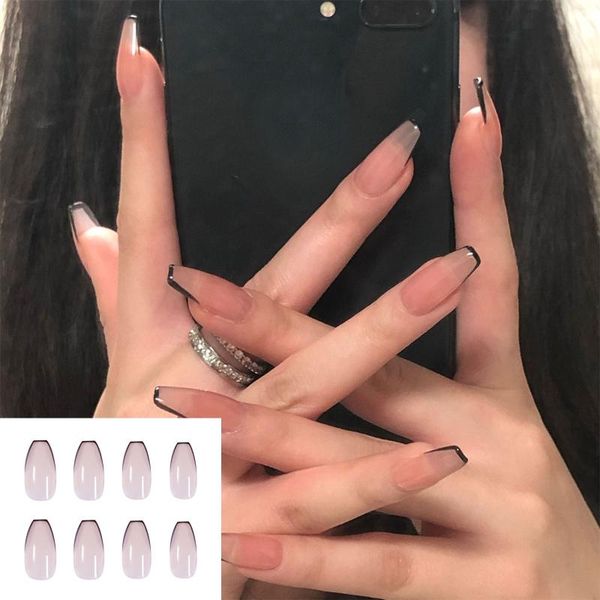 false nails 24pcs/box detachable artificial fashion manicure tool fake black french nail tips wearable, Red;gold
false nails 24pcs/box detachable artificial fashion manicure tool fake black french nail tips wearable, Red;gold