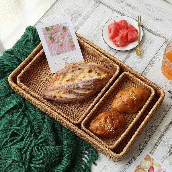 storage baskets hand-woven rectangular rattan wicker basket fruit tea snack bread picnic cosmetic box kitchen supplies household tools
storage baskets hand-woven rectangular rattan wicker basket fruit tea snack bread picnic cosmetic box kitchen supplies household tools
