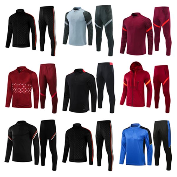 kids + men 21 22 mens football training tracksuit soccer tracksuits suit jerseys sets 2021 2022 survetement foot chandal futbol tuta jacket, Black
kids + men 21 22 mens football training tracksuit soccer tracksuits suit jerseys sets 2021 2022 survetement foot chandal futbol tuta jacket, Black