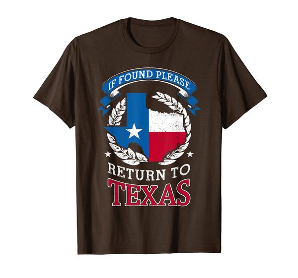 if found please return to texas t-shirt, White;black 
if found please return to texas t-shirt, White;black