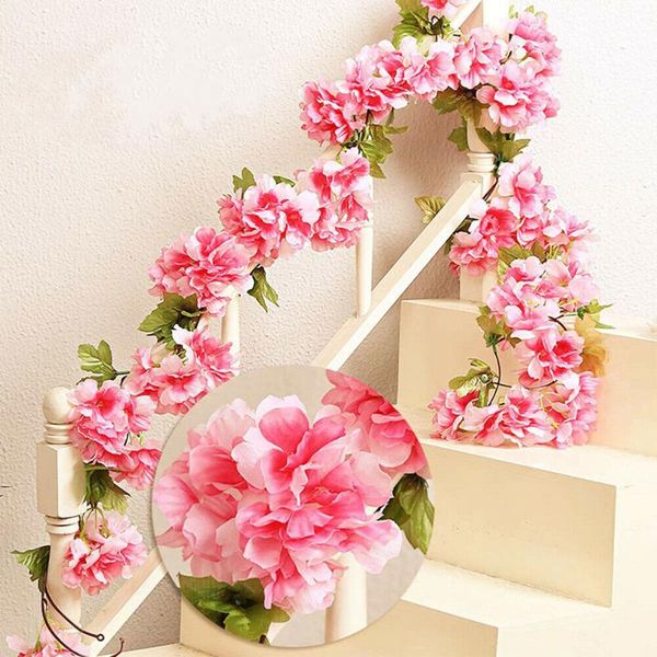fake sakura vines artificial flower creative wedding decoration ornament po props romantic fashion livingroom handmade decorative flowers &
fake sakura vines artificial flower creative wedding decoration ornament po props romantic fashion livingroom handmade decorative flowers &