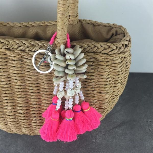 keychains handmade jewelry ethnic keychain shell crystal colorful thread tassel beaded charm key chain stylish bohemian party gift, Silver
keychains handmade jewelry ethnic keychain shell crystal colorful thread tassel beaded charm key chain stylish bohemian party gift, Silver