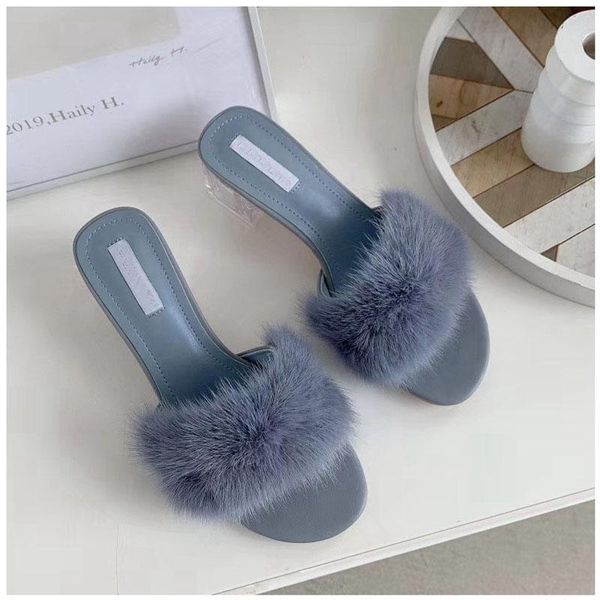 autumn women shoes real fur slipper mink hair sandal ladies square crystal heel fashion casual plush slippers, Black
autumn women shoes real fur slipper mink hair sandal ladies square crystal heel fashion casual plush slippers, Black
