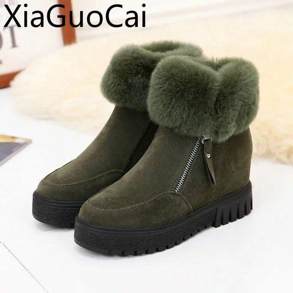 boots suede round toe ladies winter snow women's platform casual lace-up female flat, Black
boots suede round toe ladies winter snow women's platform casual lace-up female flat, Black