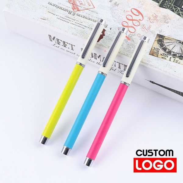 gel pens color fashion metal pen customized logo text engraving lovers sign gift student stationery three colors optional
gel pens color fashion metal pen customized logo text engraving lovers sign gift student stationery three colors optional