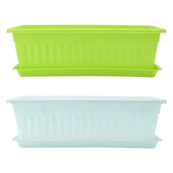 planters & pots 2 sets of home flowerpots rectangular vegetables household plant 
planters & pots 2 sets of home flowerpots rectangular vegetables household plant