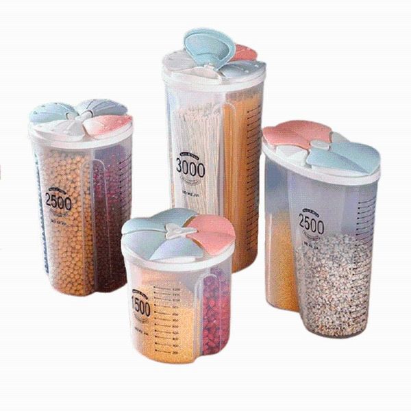 storage bottles & jars kitchen food box moisture-proof sealed tank compartment transparent plastic organizer container supplies
storage bottles & jars kitchen food box moisture-proof sealed tank compartment transparent plastic organizer container supplies