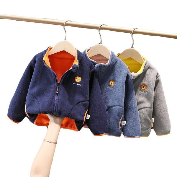 jackets 1 2 3 4 5 years old cute double sided plush winter warm jacket for boys color children birthday christmas present outerwear, Blue;gray
jackets 1 2 3 4 5 years old cute double sided plush winter warm jacket for boys color children birthday christmas present outerwear, Blue;gray
