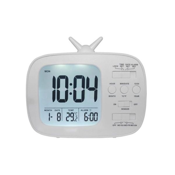 desk & table clocks children alarm clock lcd electronic student bedside intelligent posensitive retro tv smart cute
desk & table clocks children alarm clock lcd electronic student bedside intelligent posensitive retro tv smart cute