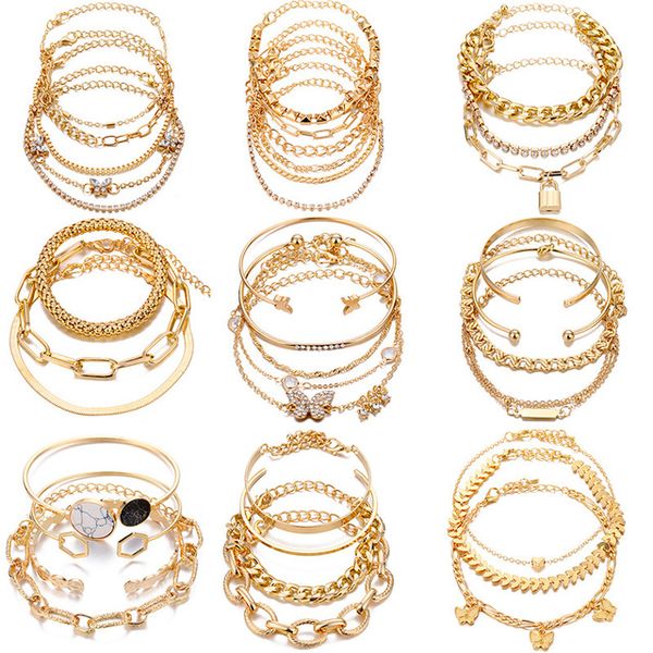 bohemian gold beads pearl link chain bracelets for women fashion multilayer bracelet set charm bangles jewelry punk, Black
bohemian gold beads pearl link chain bracelets for women fashion multilayer bracelet set charm bangles jewelry punk, Black