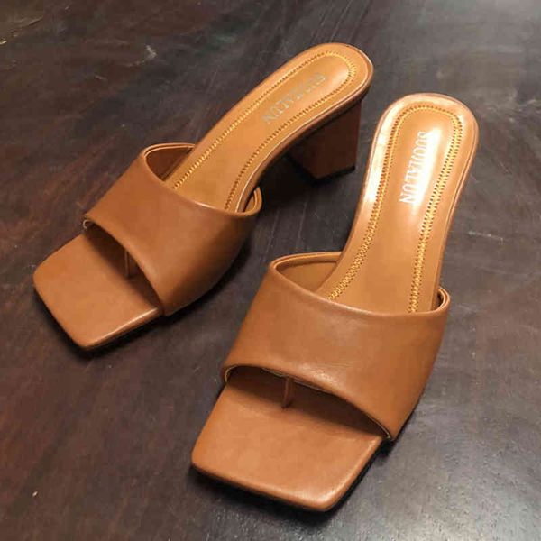 slippers brand slipper square high heel slip on flip flop elegant summer outdoor women slides sandal plus si uo55, Black
slippers brand slipper square high heel slip on flip flop elegant summer outdoor women slides sandal plus si uo55, Black