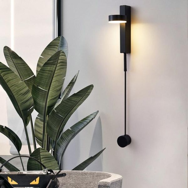 modern minimalist led long wall lamp bedroom bedside with switch knob dimming lights home decoration
modern minimalist led long wall lamp bedroom bedside with switch knob dimming lights home decoration