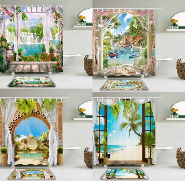 shower curtains beautiful rural flowers seaside scenery curtain set non-slip rug toilet bath mat waterproof landscape bathroom
shower curtains beautiful rural flowers seaside scenery curtain set non-slip rug toilet bath mat waterproof landscape bathroom