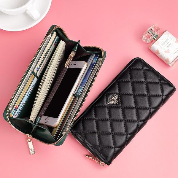 wallets williampolo wallet women sheepskin phone purse zipper card holder fashion large capacity, Red;black
wallets williampolo wallet women sheepskin phone purse zipper card holder fashion large capacity, Red;black