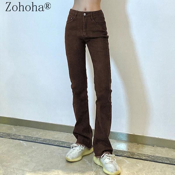 women's jeans zohoha high waist brown pants 2021 summer slim women straight full length woman, Blue
women's jeans zohoha high waist brown pants 2021 summer slim women straight full length woman, Blue