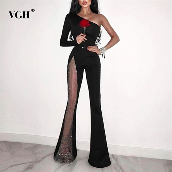 diamonds jumpsuit for women skew collar long sleeve one off shoulder high waist slim jumpsuits females fashion 210531, Black;white
diamonds jumpsuit for women skew collar long sleeve one off shoulder high waist slim jumpsuits females fashion 210531, Black;white