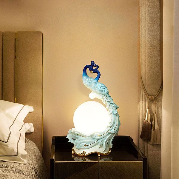 table lamps modern resin peacock art deco for bedroom home decor living room bedside desk holiday gift led light fixtures
table lamps modern resin peacock art deco for bedroom home decor living room bedside desk holiday gift led light fixtures