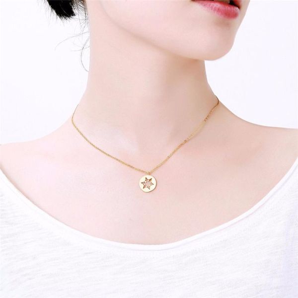 pendant necklaces v attract gold circle snowflake hollow necklace for women choker christmas gift bijoux steel jewelry, Silver
pendant necklaces v attract gold circle snowflake hollow necklace for women choker christmas gift bijoux steel jewelry, Silver
