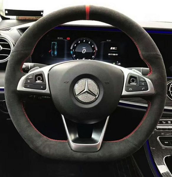 diy custom hand-stitched leather steering wheel cover for benz c200l gle320 glc260 gla200 e300l benz dedicated car wheel cover
diy custom hand-stitched leather steering wheel cover for benz c200l gle320 glc260 gla200 e300l benz dedicated car wheel cover