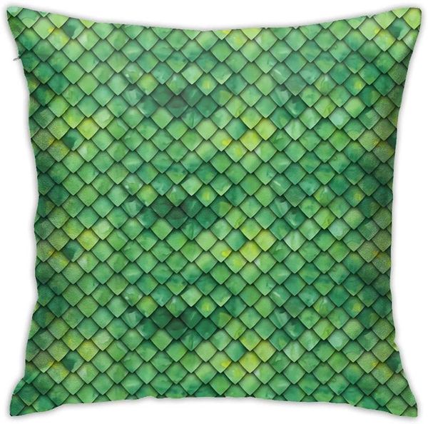 pillow case dragon scales green throw modern cushion cover square pillowcase decoration for sofa bed chair car 18x18 inch
pillow case dragon scales green throw modern cushion cover square pillowcase decoration for sofa bed chair car 18x18 inch