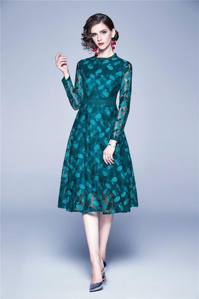 casual dresses elegant designer women dress slim ladies crochet hollow patchwork lace female green office party robe vestido, Black;gray
casual dresses elegant designer women dress slim ladies crochet hollow patchwork lace female green office party robe vestido, Black;gray