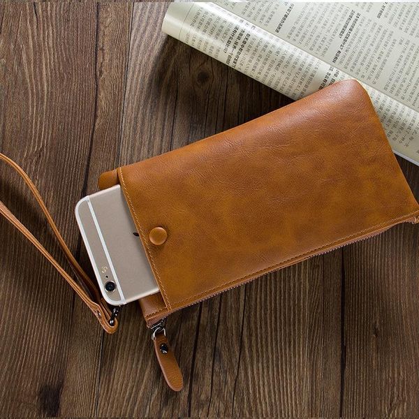 thin men women long pu leather mobile phone wallet zipper coin purse vintage super soft teens clutch bag case wallets, Red;black
thin men women long pu leather mobile phone wallet zipper coin purse vintage super soft teens clutch bag case wallets, Red;black