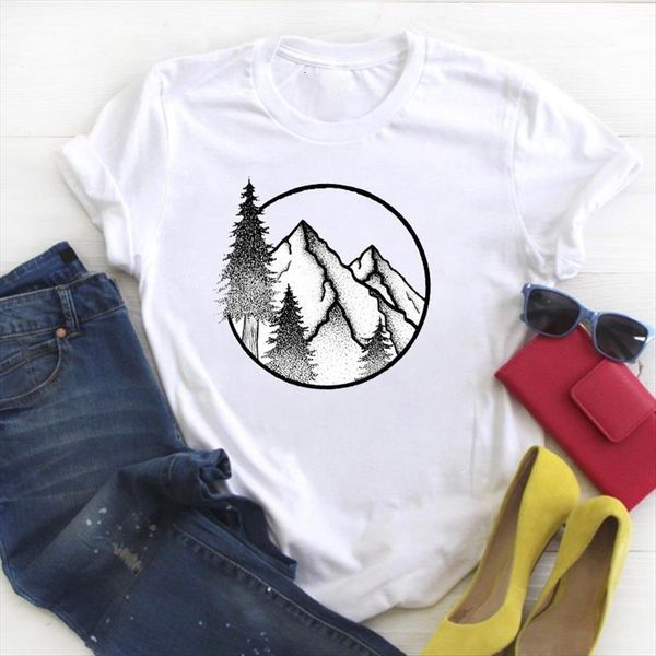 mountain forest camping print womens t shirts short sleeve summer tee clothes graphic, White
mountain forest camping print womens t shirts short sleeve summer tee clothes graphic, White