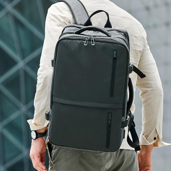 backpack business men and women multifunctional male korean version of oxford cloth large-capacity outdoor travel bag
backpack business men and women multifunctional male korean version of oxford cloth large-capacity outdoor travel bag