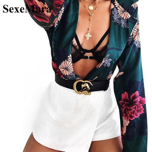 women's jumpsuits & rompers anjamanor vintage floral print satin bodysuit women summer romper deep v neck long sleeve loose jumper blou, Black;white
women's jumpsuits & rompers anjamanor vintage floral print satin bodysuit women summer romper deep v neck long sleeve loose jumper blou, Black;white