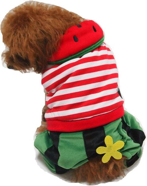 dog apparel pet clothes autumn and winter plus cotton four-legged red white striped watermelon transform
dog apparel pet clothes autumn and winter plus cotton four-legged red white striped watermelon transform